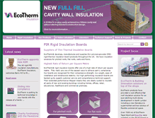 Tablet Screenshot of ecotherm.co.uk